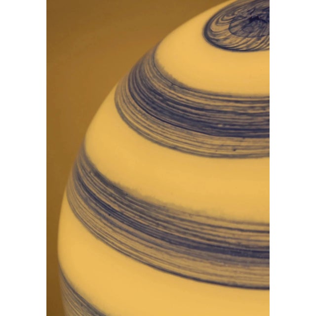 Mid-Century Modern Swirl Glass Floor Lamp from Wofi Leuchten, 2000s For Sale - Image 3 of 5