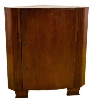 Vintage Wooden Corner Cabinet