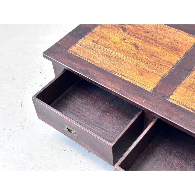Colonial Coffee Table with Drawers For Sale - Image 6 of 16