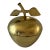 Vintage Mid Century Brass Apple Lidded Trinket Dish For Sale