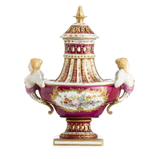 French Porcelain Perfume Bottle For Sale - Image 6 of 6