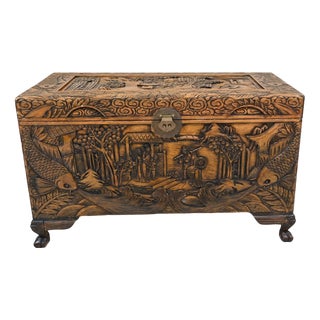 Antique Camphor Box, 1930 For Sale