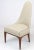 1960s 1960s Set Four Rosewood & Linen Spoon-Back Dining Chairs For Sale - Image 5 of 11