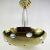 Art Deco Ceiling Lamp in Glass and Brass For Sale - Image 13 of 13