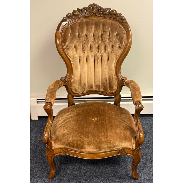 Meticulously crafted with exceptional attention to detail, this chair captures the elegance and charm of the 19th century....