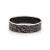 Hermès Hermes Enamel Bangle Bracelet Wide 65 PM Black White Script Paris For Sale - Image 4 of 4