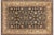 Black Art Nouveau Style 1990's Pak-Persian Black/Green Wool Rug - 6'2'' X 9'0'' For Sale - Image 8 of 9