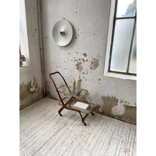 Metal Italian Cesare Lacca Trolley by Cesare Lacca, 1960s For Sale - Image 7 of 18