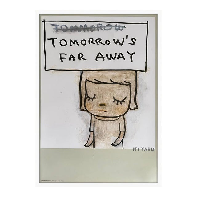 Yoshitomo Nara, Tomorrows Far Away, 2020 - White Frame For Sale