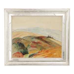 Elizabeth Grandin Oil on Board Landscape