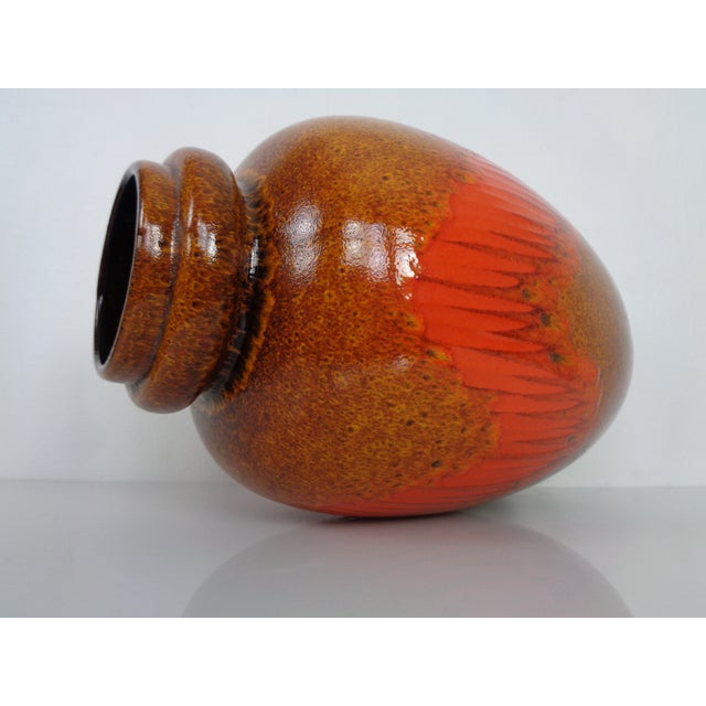 Pop Art Glazed Lava Ceramic 286-51 Vase, Scheurich, 1970s For Sale - Image 9 of 18