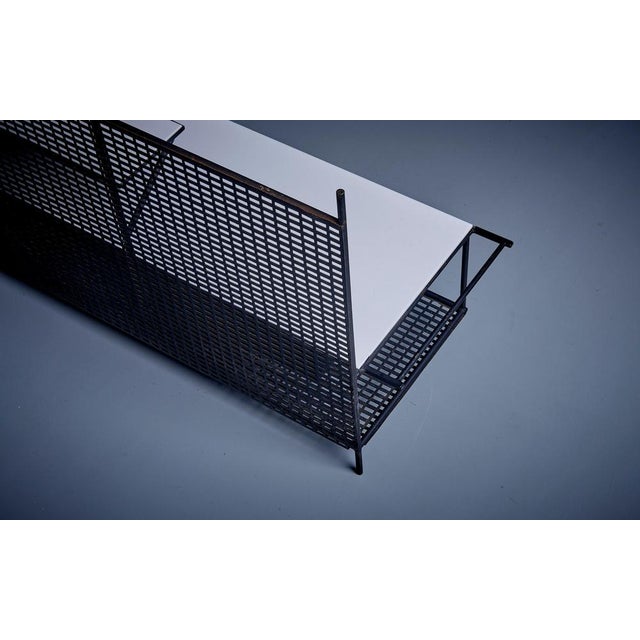 Wall Shelf in Wood and Metal attributed to Paul McCobb for Bryce, USA, 1950s For Sale - Image 9 of 12