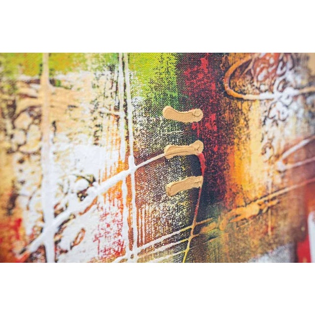 Abstract Composition, Acrylic on Canvas, 2000 For Sale - Image 9 of 11