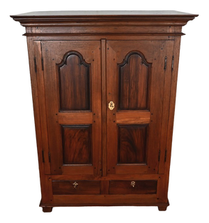 Small Spice Cabinet in Pondicherry Teak, Late 19th Century