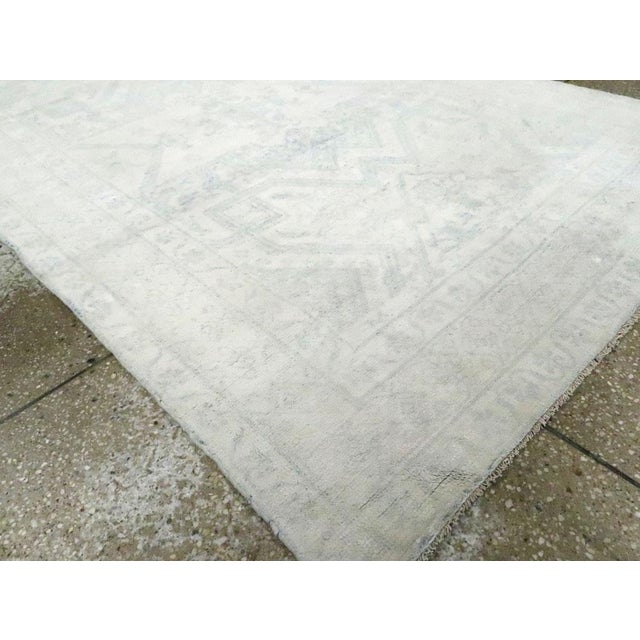 Ivory Galerie Shabab Collection Mid-20th Century Indian Cotton Agra Rug For Sale - Image 8 of 10