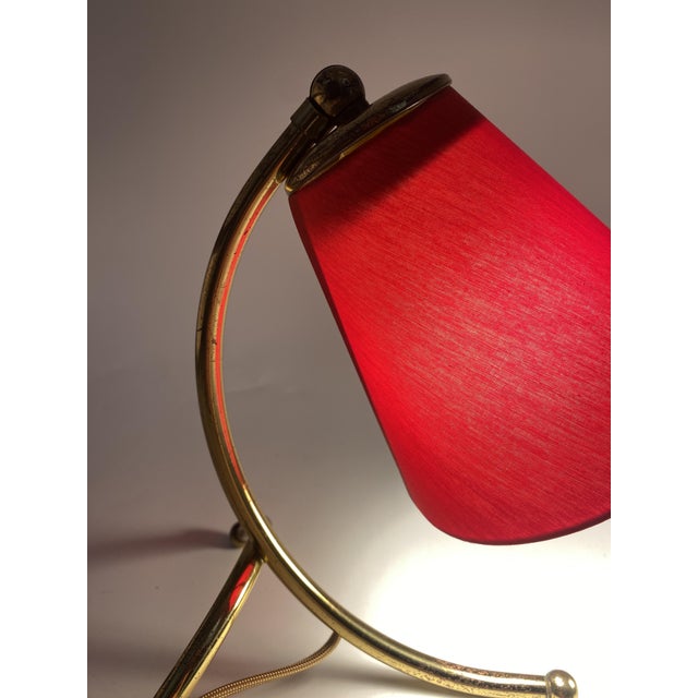 Vintage Table Lamps with Organically Shaped Brass Bases, 1950s, Set of 2 For Sale - Image 16 of 17