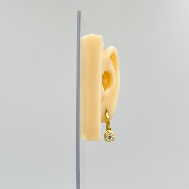 Beautiful 4.04 ct. IJ SI white diamond cushions. One stone is J SI1 and one stone is I SI1. Handmade in 18k yellow gold....