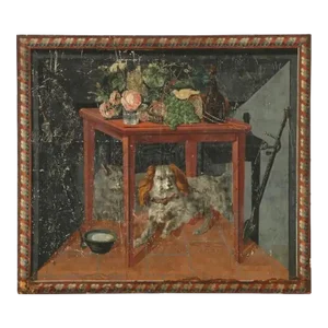 19th Century English or American Wallpaper Fireboard