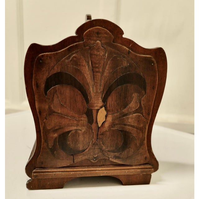 Marquetry Occasional Book Tidy, 1920 For Sale - Image 6 of 8