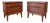 MCM Vintage Walnut Nightstands, Pair For Sale