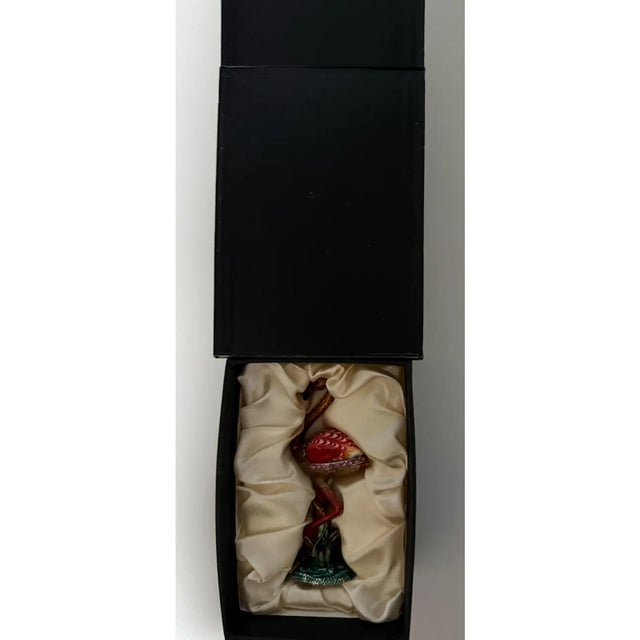 Rare 2006 Fitz and Floyd Guild Collection Jeweled Flamingo With Box For Sale - Image 9 of 12