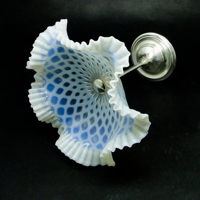 Art Nouveau Polish Bowl on Stand from Norblin, 1890s For Sale - Image 4 of 9