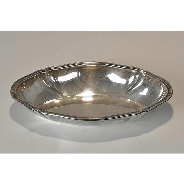 Big Bowl in Silver by Factory Design, Germany, 1950 For Sale - Image 4 of 8