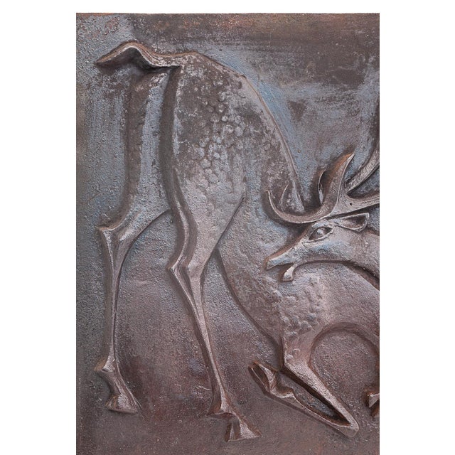 1950s Martinez Fireplace Backplate, 1950s For Sale - Image 5 of 8