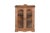 This Vintage Anglo-Indian Teakwood Small Bookcase is constructed from solid teakwood, featuring glass-paneled sides and...