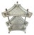 Jacques Garcia for Baker Furniture 3 Tiered Silver and Gold Leaf Side Table, Attributed For Sale