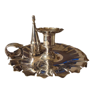 Antique Silverplate Chamberstick