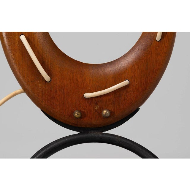 Vintage French Rispal Giraffe Floor Lamp, 1950 For Sale - Image 9 of 16