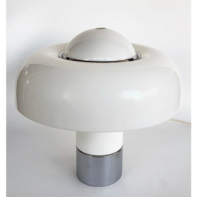 1970s 1970s "Brumbury" Space Age Lamps Luigi Massoni, Harvey Guzzini - a Pair For Sale - Image 5 of 12