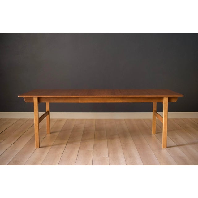 P. Lauritsen & Søn Danish Teak Extension Dining Table by Borge Mogensen For Sale - Image 13 of 13
