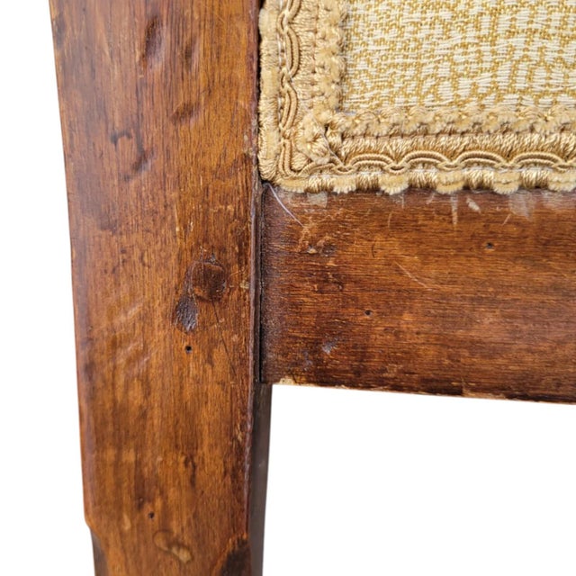 Pair 18th Century Italian Walnut Chairs Original Finish Hand Carved For Sale - Image 14 of 18