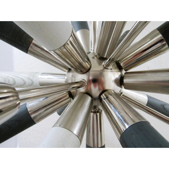 Elk Home Solara Polished Nickel Metal 6 Light Chandelier Sputnik Design For Sale - Image 9 of 15