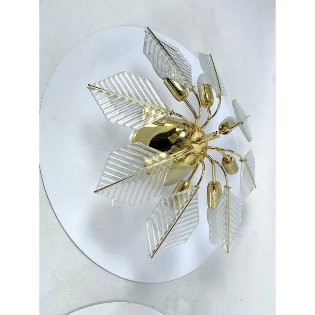 Italian Modern Brass Ceiling Lamps from Zero Quattro, 1970s, Set of 2 For Sale - Image 6 of 11