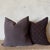 2020s Stone Washed Linen Pillow – Truffle For Sale - Image 5 of 6