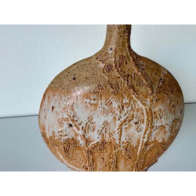 Mid- Century Sladek Organic Earth Tone Art Bud Pottery Vase/ Sold For Sale In Miami - Image 6 of 11