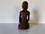 Brown Vintage Hand-Carved Wood African Man Sculpture For Sale - Image 8 of 12