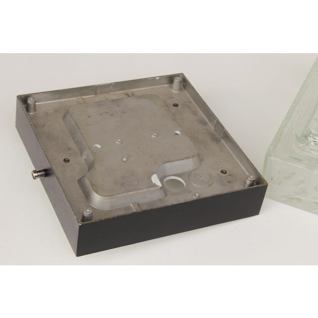 Brutalist Bega Recessed Light Fixture in Cast Glass, 1960s For Sale - Image 12 of 17