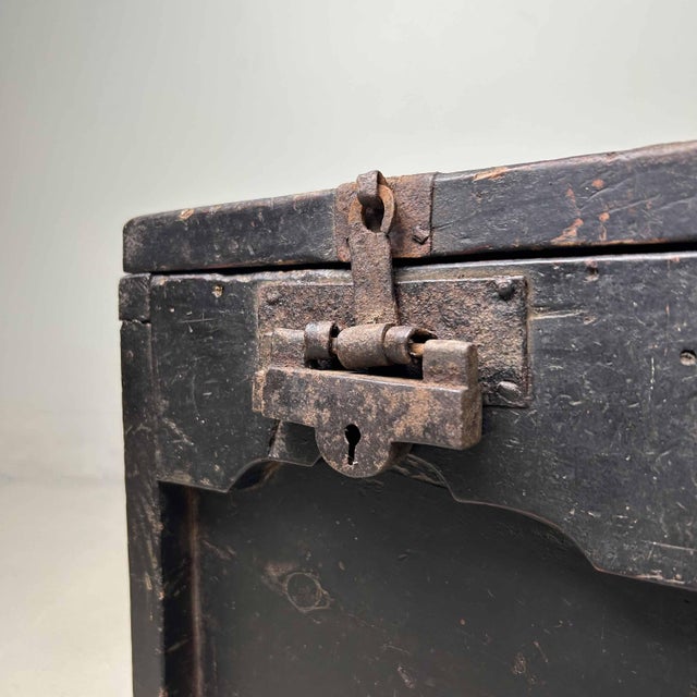 Antique Wooden Zenibako Temple Offering Box, Japan, 1890s For Sale - Image 14 of 18