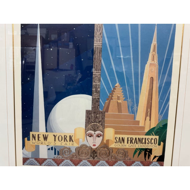Stephan Martiniere Fiftieth Anniversary Celebration: 1939-1989 Poster Print, Framed For Sale In San Francisco - Image 6 of 12