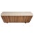 Slatted Teak Rounded Sideboard Credenza For Sale - Image 10 of 16