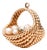 Vintage 14k Yellow Gold, Pearl, and Tourmaline Figural Easter Basket Charm For Sale
