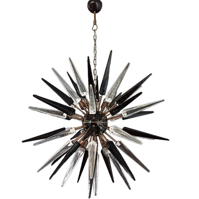 Murano Sputnik Chandelier, 1990s For Sale - Image 12 of 16