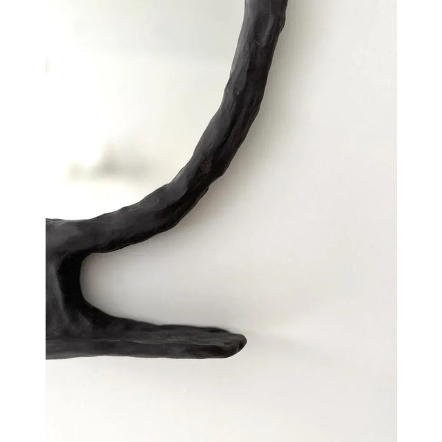 Not Yet Made - Made To Order Abstract Wood Mirror by Atelier Monochrome For Sale - Image 5 of 8