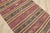 1950s Turkish Southwestern Red Striped Hand Knotted Cicim Kilim Rug For Sale - Image 11 of 13