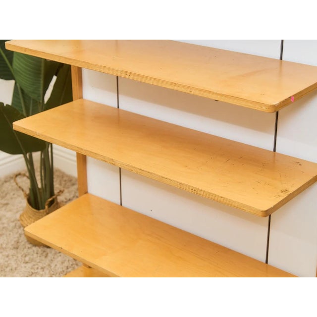 Wood Double Sided Vintage Retail Shelf For Sale - Image 7 of 10