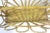 Vintage Fan Style Bent Bamboo Magazine Rack Holder For Sale - Image 12 of 13